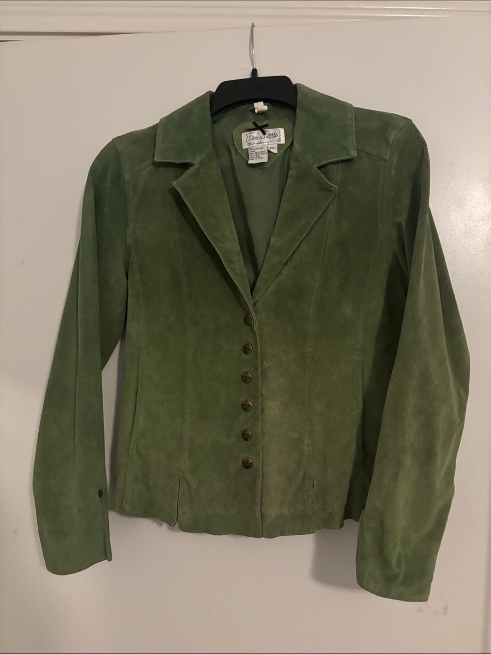 Live a Little Green Suede Blazer